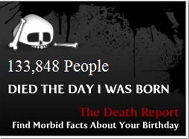 The Death Report – Who Died on Your Birthday? | Horangee-Noon.com