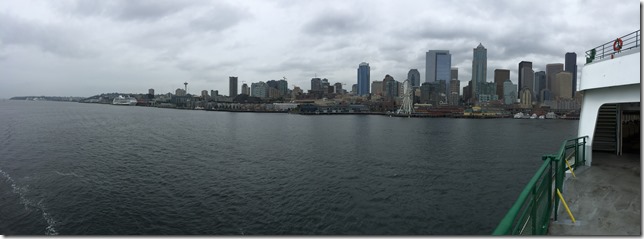 Downtown Seattle from Ferry